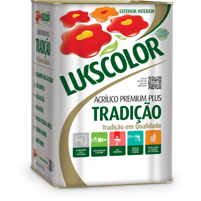 TINTA ACRILICA FOSCO PREMIUM CAURÇA 18 LT TRADIÇÃO LUKSCOLOR