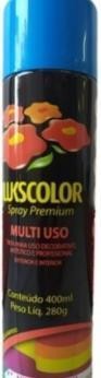 SPRAY MULTIUSO BR 400ML AZUL MEDIO LUKSCOLOR - UND
