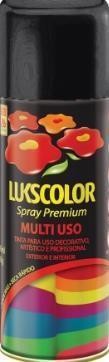 SPRAY ALTA TEMP 400ML PRETO LUKSCOLOR - UND