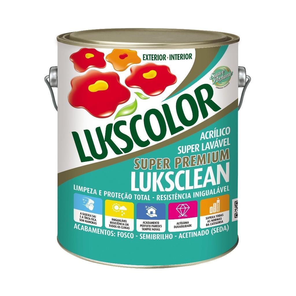 TINTA ACRILICO FOSCO SUPER LAVAVEL 3,6 LT BRANCO PREMIUM - GL