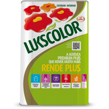 LUKSCOLOR RENDE PLUS ACR.FO 18 LT BRANCO PREMIUM - LT