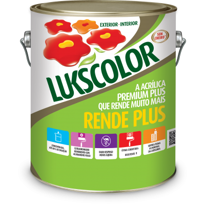 LUKSCOLOR RENDE PLUS ACR.FO 3,6 LT OCEANO PREMIUM - GL