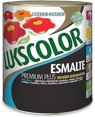 ESMALTE FOSCO BASE AGUA 0,9 LT BRANCO LUKSCOLOR