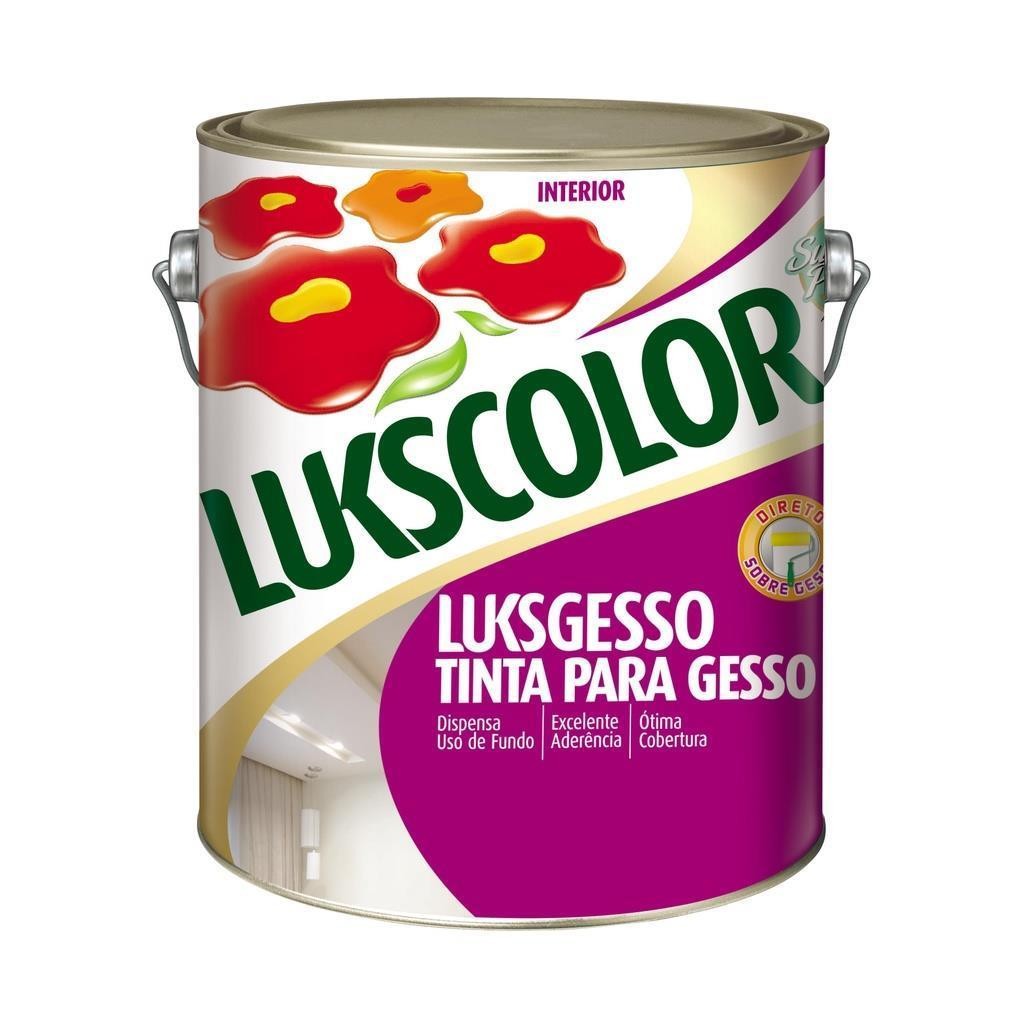 LUKSGESSO ACRILICO 3,6 LT BRANCO - GL