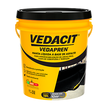 VEDAPREN PRETO BALDE 18 KG OTTO BAUMGART - UND
