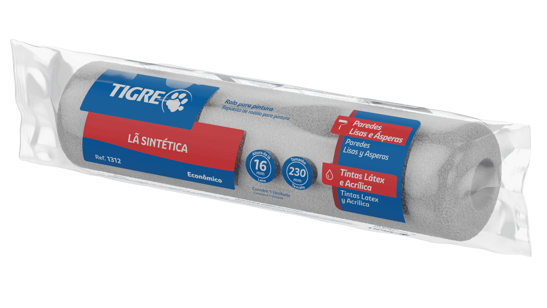 ROLO DE LA SINT 23CM S/C 1312 TIGRE - UND