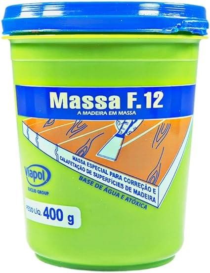 MASSA F 12 BRANCA 400GR VIAPOL - UND