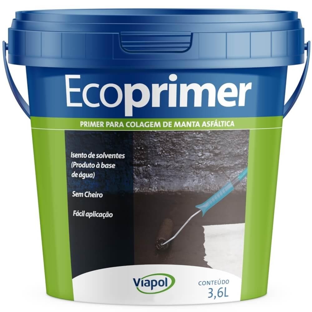 PRIMER ECO PRETO MEMBRANA ASFALTICA 3,6 LITRO VIAPOL - GL