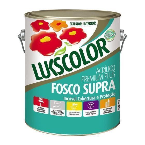 TINTA ACRILICA FOSCO 3,6 LT SUPRA KIWI PREMIUM LUKSCOLOR