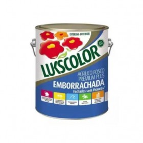 TINTA EMBORRACHADA ACRILICO FOSCO 3,6 LT BRANCO LUKSCOLOR