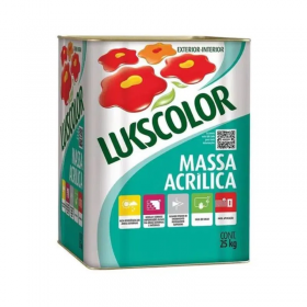 MASSA ACRILICA LATA 25 KG LUKSCOLOR - UND