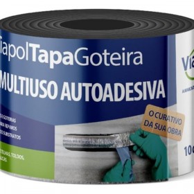 FITA ADES ALUMINIZADA 10 X 10 ROLO VIAPOL - UND